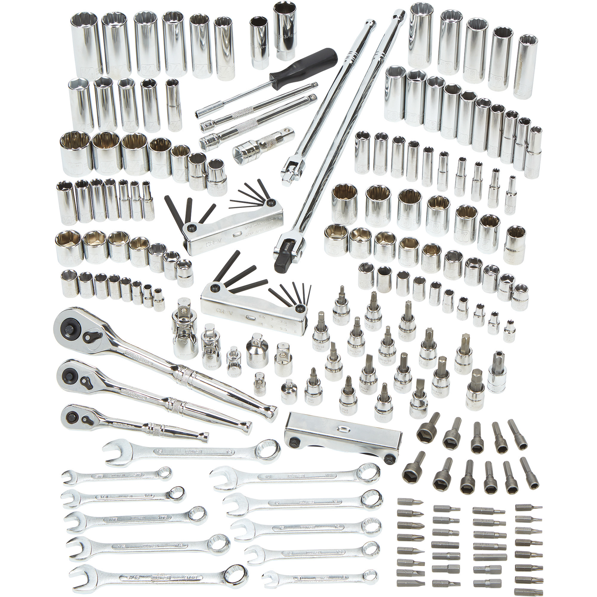 Klutch Mechanic's Tool Set, 204-Pc.